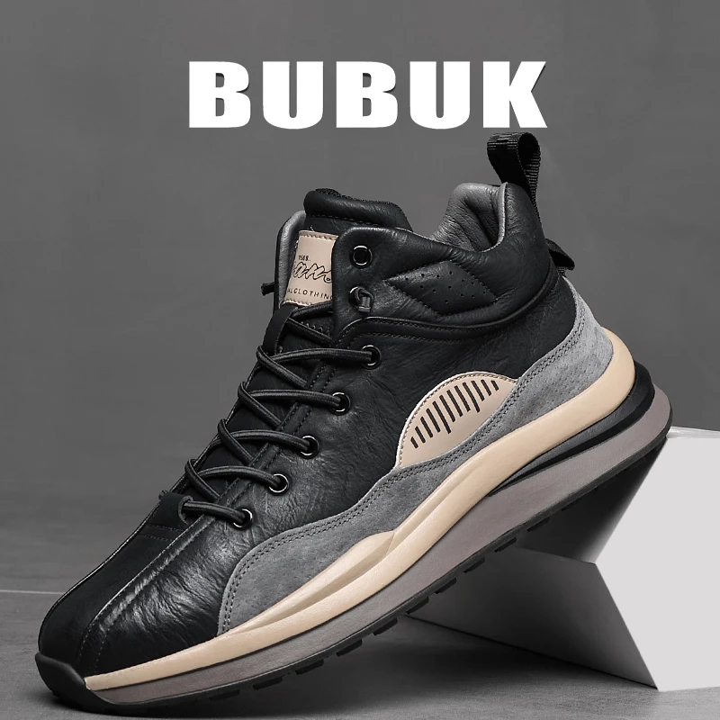 

Bubuk Men's Casual Shoes Low-Top Sneakers Fashionable Outdoor Running Shoes All-Season Lace-Up Sneakers Suitable for Travel, Hiking, and Commuting to Work