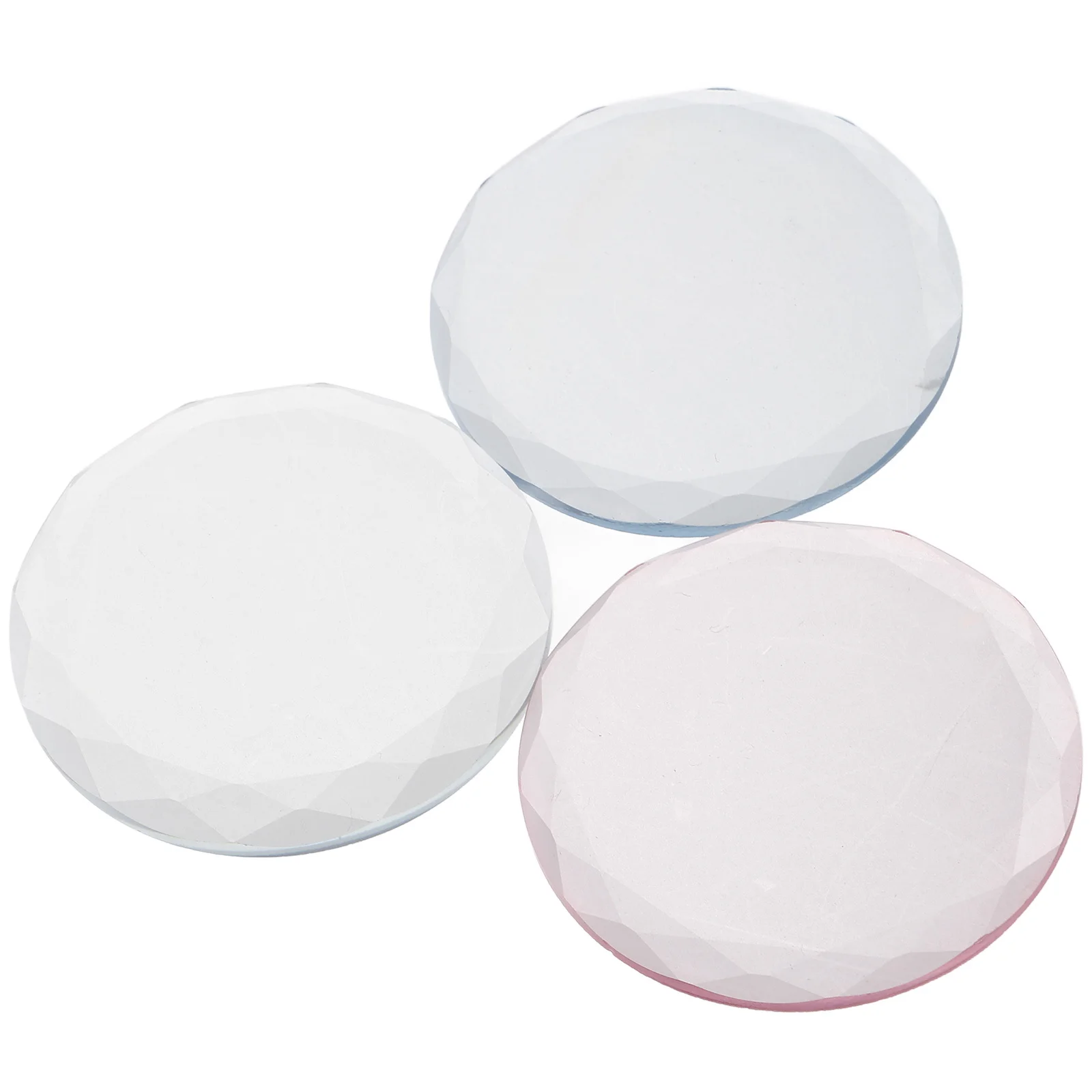 3 stücke Kristall Platte Für Wimpern Verlängerung Organizer Halter Werkzeug Glas Lash Trays Display-ständer Lagerung Fall Falsche Wimpern