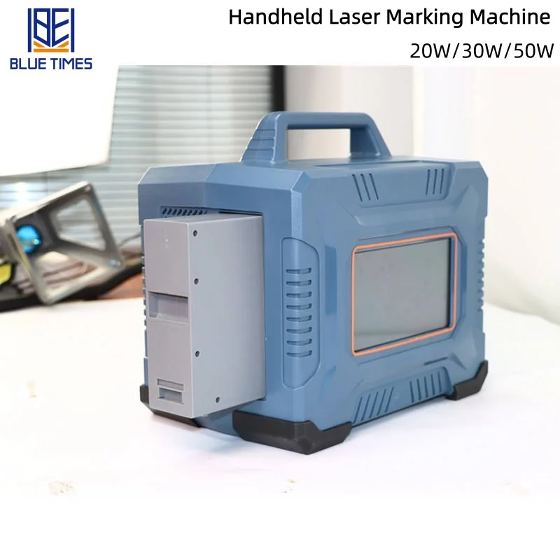 Handheld Marking Machine 20/30/50W Lithium-Battery-Powered Fibre Laser Marking Machine for Metal, Plastic, and Glass Engraving