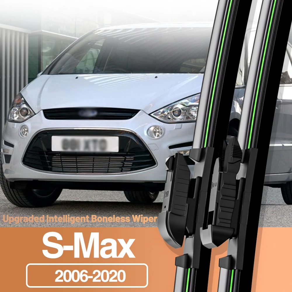 2pcs For Ford S-Max SMax S Max MK1 MK2 2006-2020 Front Windshield Wiper Blades Windscreen Window Accessories 2007 2010 2017 2018