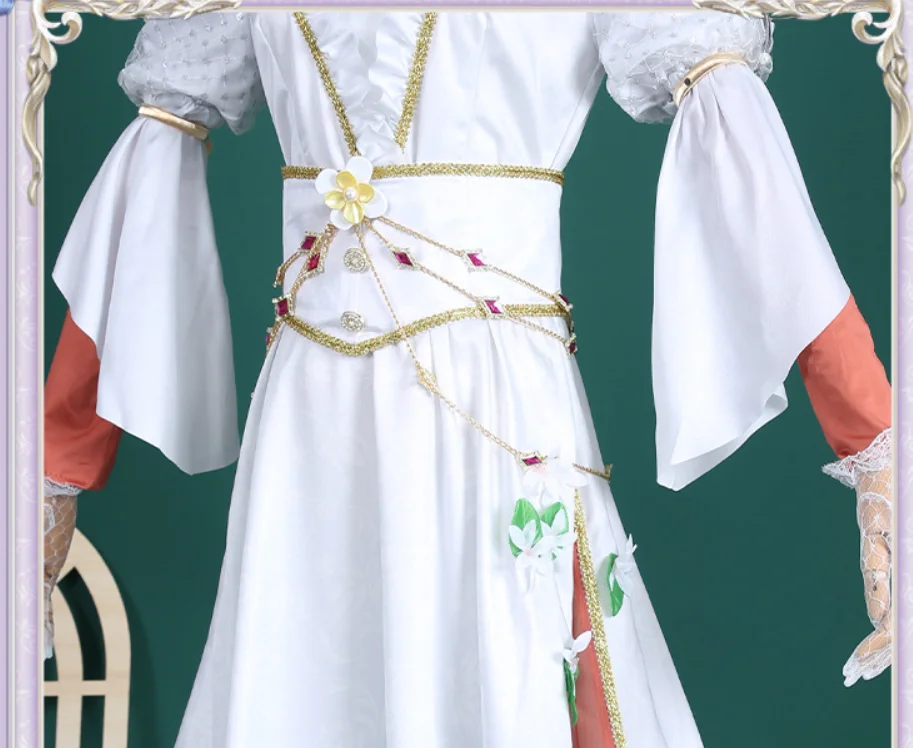 

Identity V Ada Mesmer Psychologist Cosplay Costume – Juliet White Skirt for Women Sexy Festival Suit 2026
