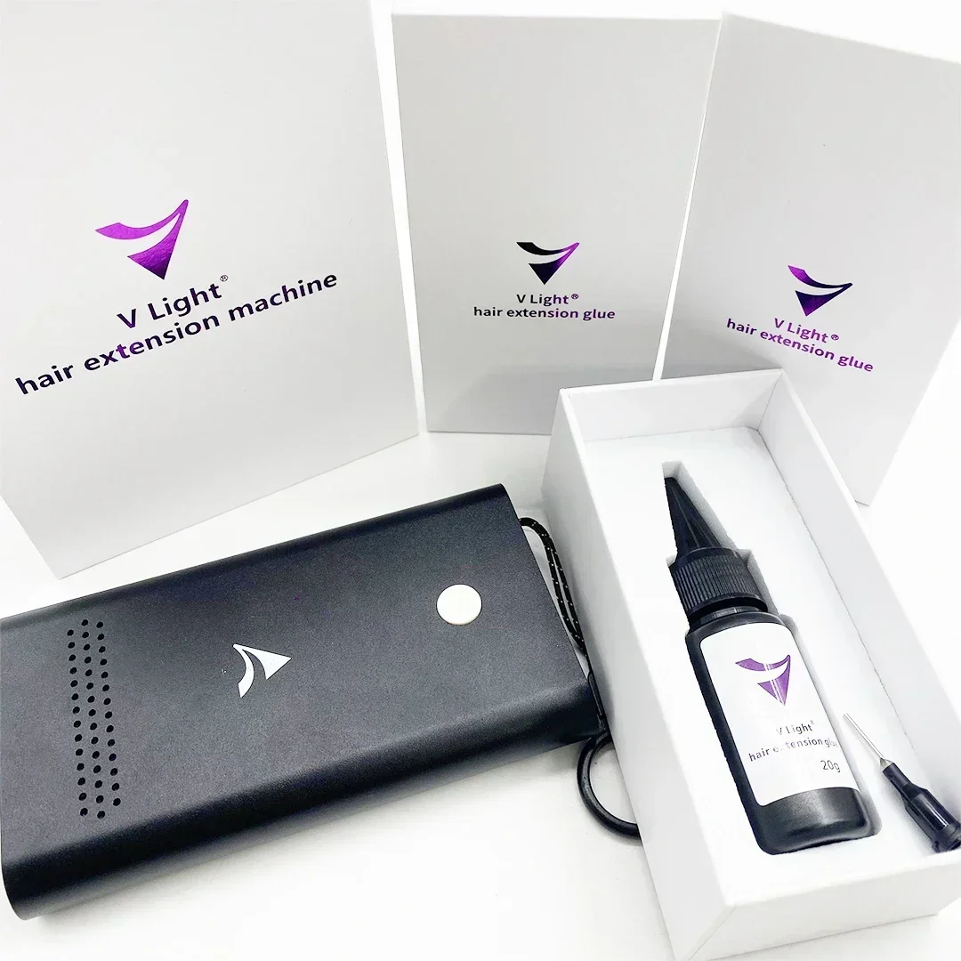 

Free Shipping Balayage-human hair extension machine, hair extension tools with V light, Color V, new 2025