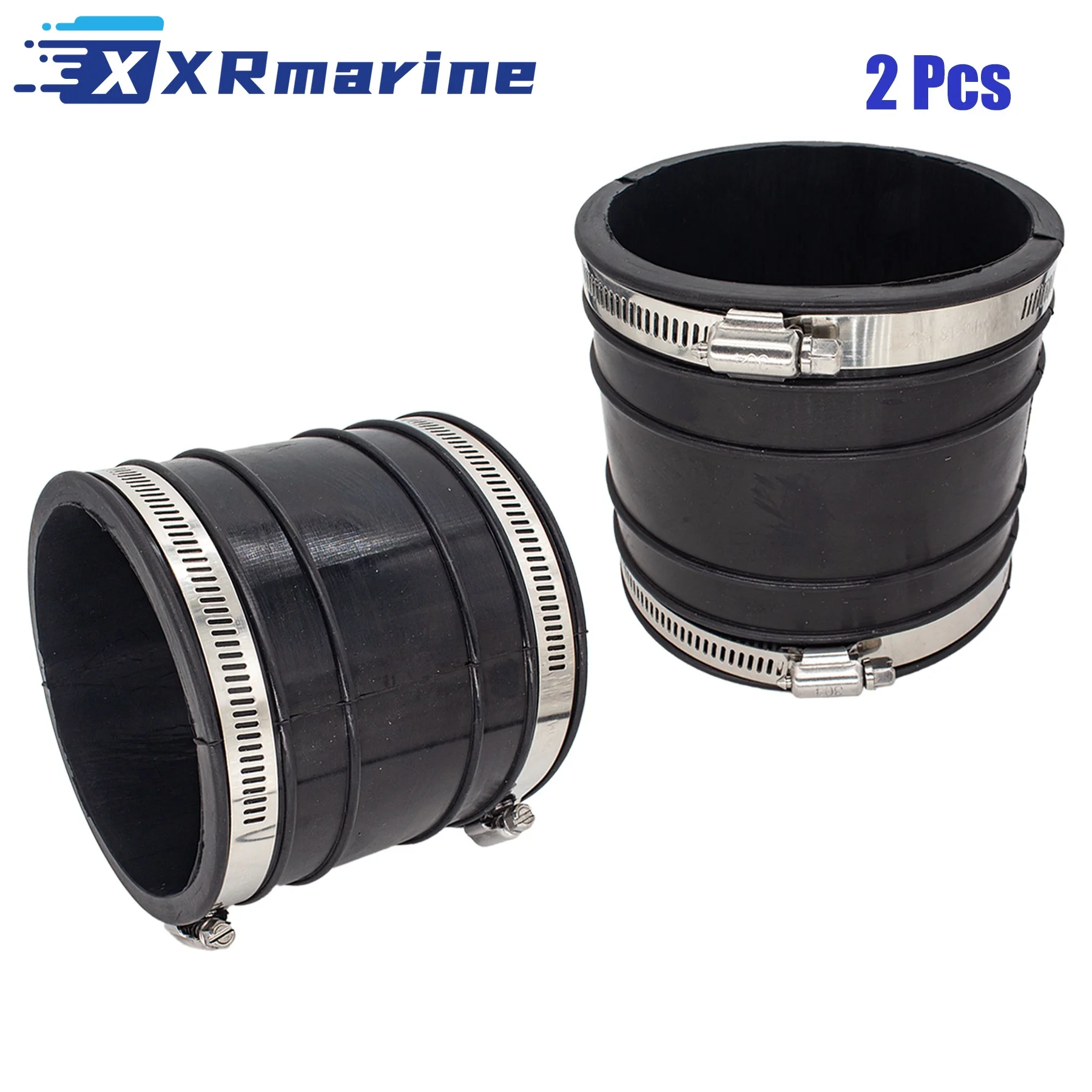 

4-дюймовая верхняя выхлопная труба (гофра) для Mercruiser Stern Drive 120 140 175 185 200 л.с. 2.5L 3.0L 4.3L MC1, замена 32-44348T