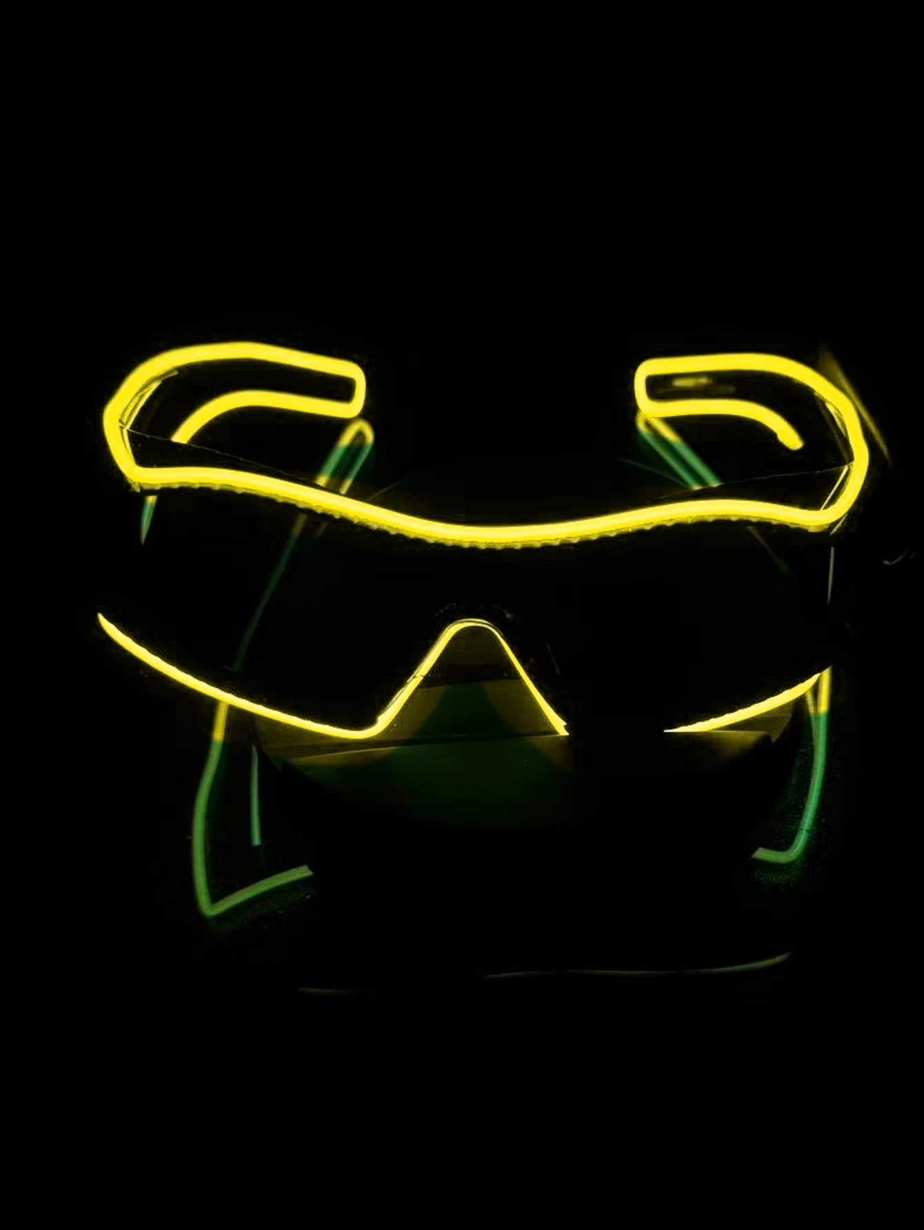 Wireless EL luminous glasses disco luminous LED online celebrity sunglasses pixel KTV bar atmosphere concert flash.