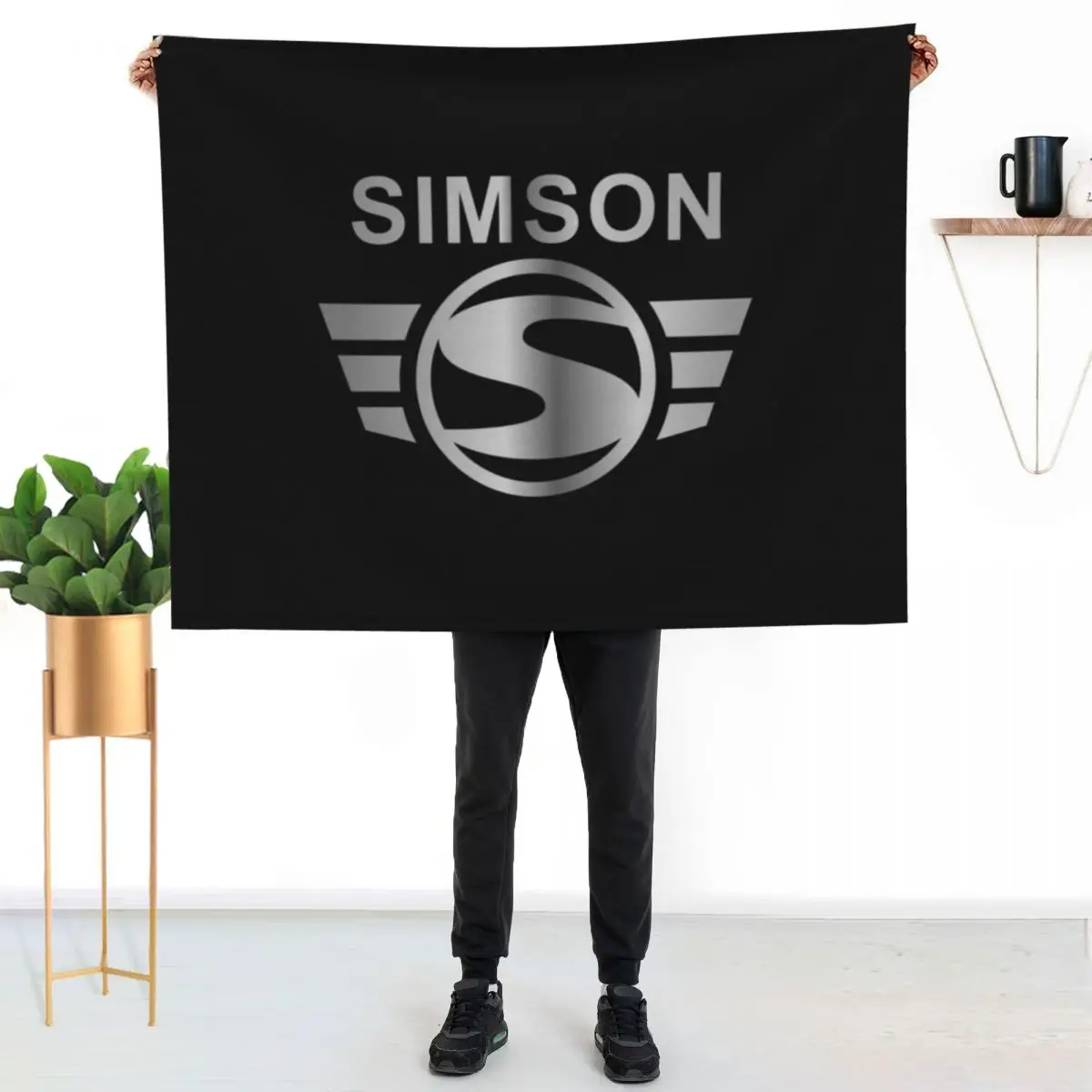 Vintage Simson Throw Blanket Thin Furry Luxury St Baby valentine gift ideas Custom Blankets