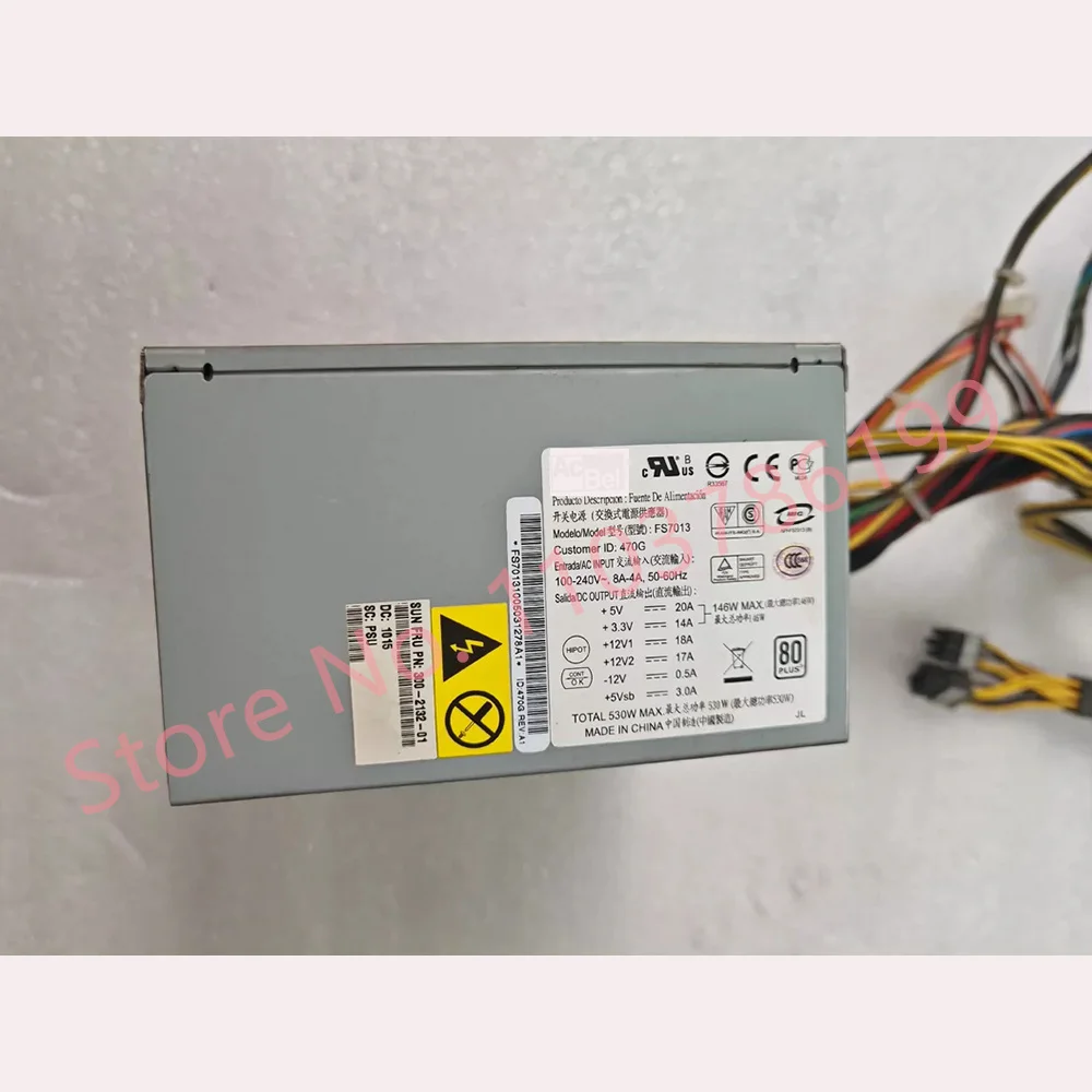 For SUN Ultra 00-2132 U24 U27 Power Supply FS7013 530W