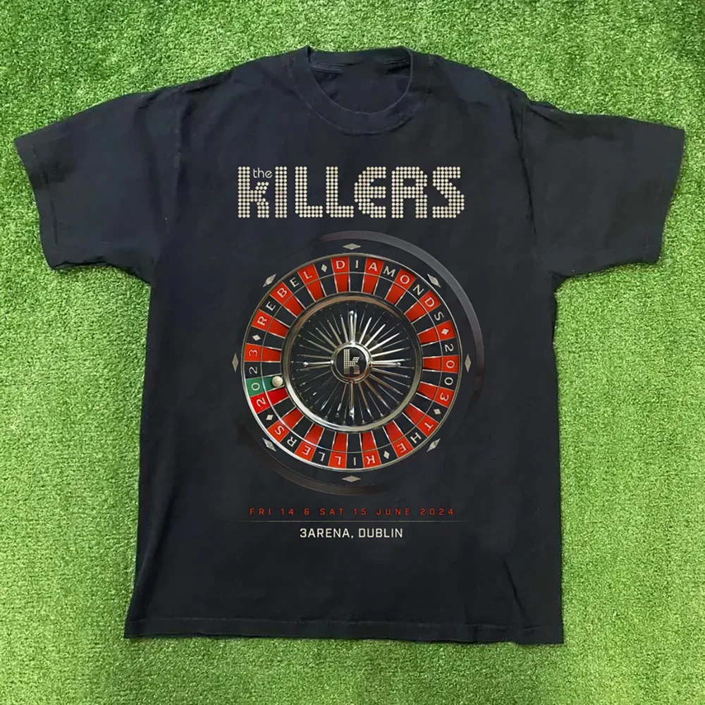 THE KILLERS ANNOUNCE 2024 TOUR  Gift For Fan S to 5XL T-shirt SA41  High Quality 100%Cotton Short Sleeve