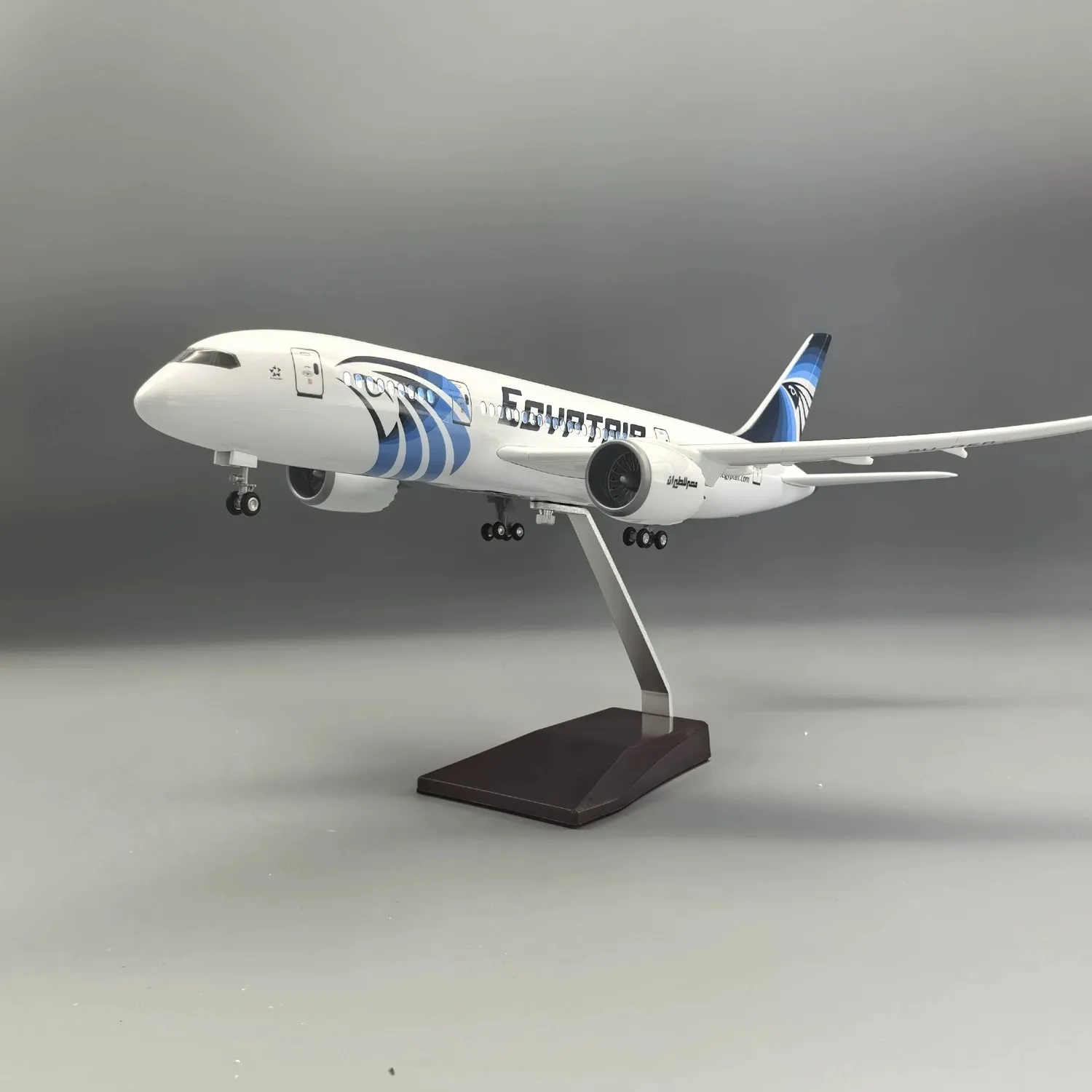 

B787 Egypt AIR Airways B737 Airplane Resin Plastic A350 Model Plane Replica 47CM Model Toy Aircraft Model For Display Collection