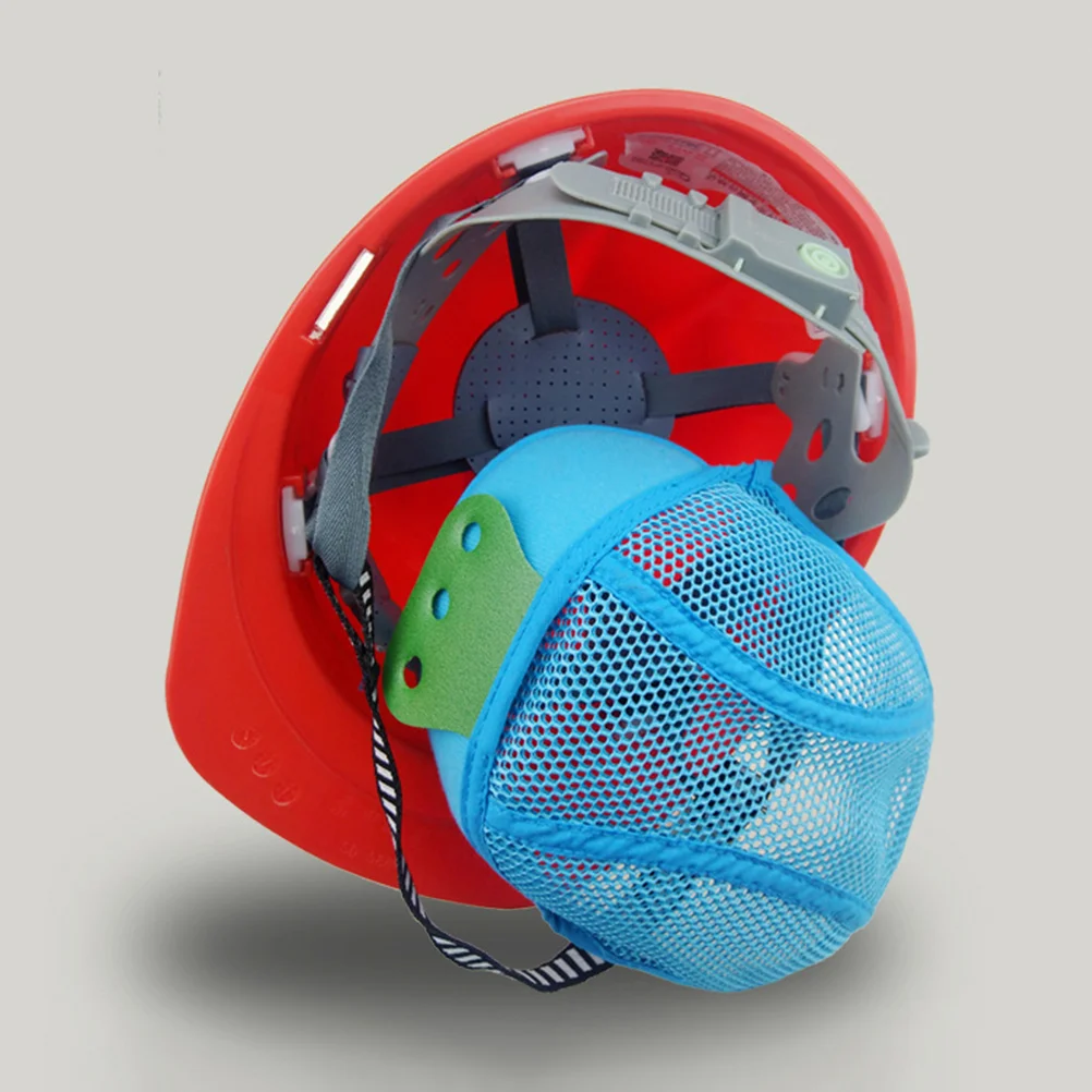 Imagem -04 - Almofada de Refrigeração para Chapéus Masculinos Forro Air Mesh Hardhat Forro Azul Tampas de Segurança Pcs