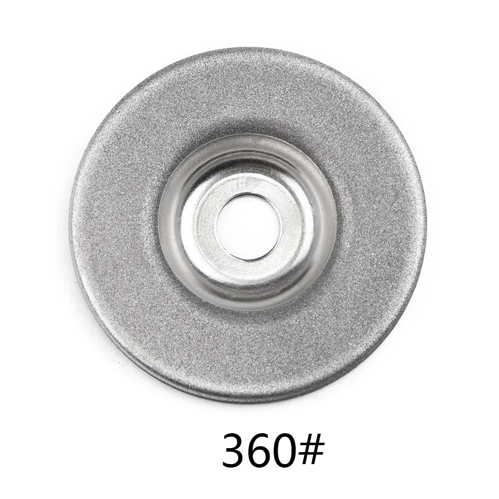 Disco circular de muela de diamante para afilador eléctrico, accesorios de amoladora multifuncional, 1 piezas, 56mm, 180/360/600 de grano