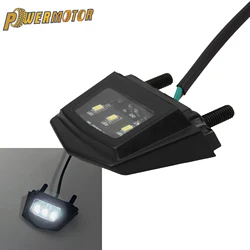 for KTM Motorcycle Plates Holder LED Light 12V Taillight License Plate Waterproof Motocross Accessories Lights