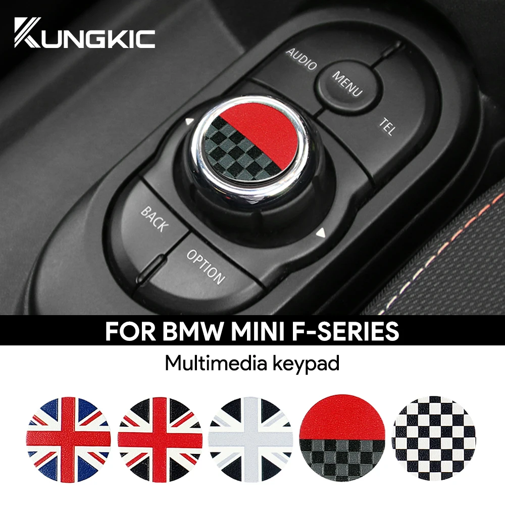 

Car Accessories for MINI Cooper F55 F56 F57 F60 Countryman Clubman Central Control Volume Multimedia Button Knob Sticker Styling