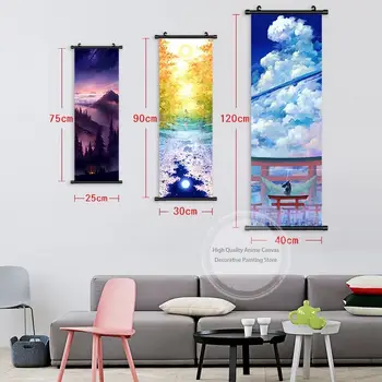 Naruto závěsný obraz na plátně domácí dekorace nástěnné kresby hatake kakashi svitky obrázek anime uchiha itachi plakát bar kavárna 10 nejlepší prodej plakát s Narutem - №9