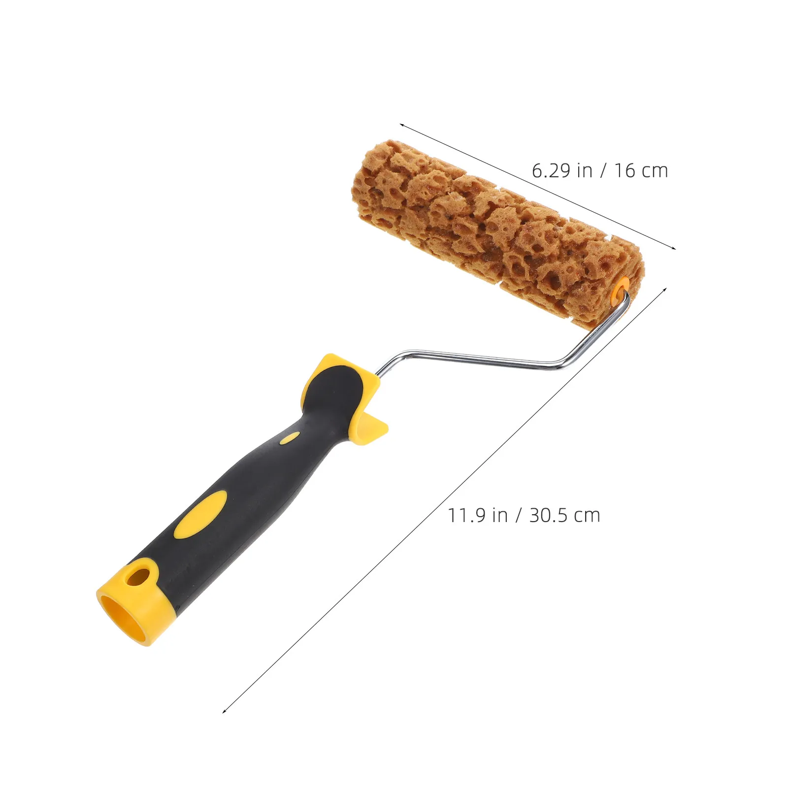Artistic Pineapple Texture Roller Sponge Paint Applicator for Walls Decorative Finishes Home Renovation Craft Painting Projects