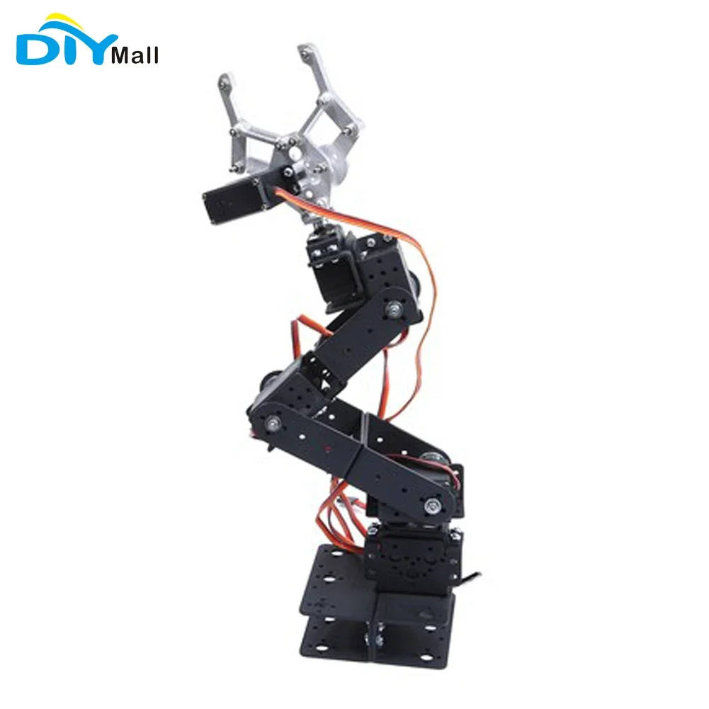 

6 DOF Mechanical Manipulator Robot Arm Kit with 6Pcs MG996R Servo 180 Degree For Robotic Parts