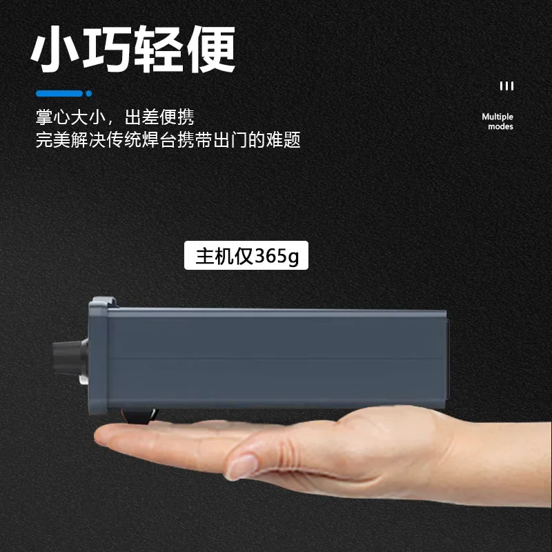 T12 Soldering Iron Station 1.3‑inch LCD Portable Multi‑function BGA Rework Station with Soldering Tips