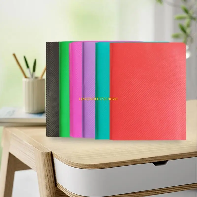 C90C Colorful Folder Two Pocket Folders with Prong for Letter Size Paper File