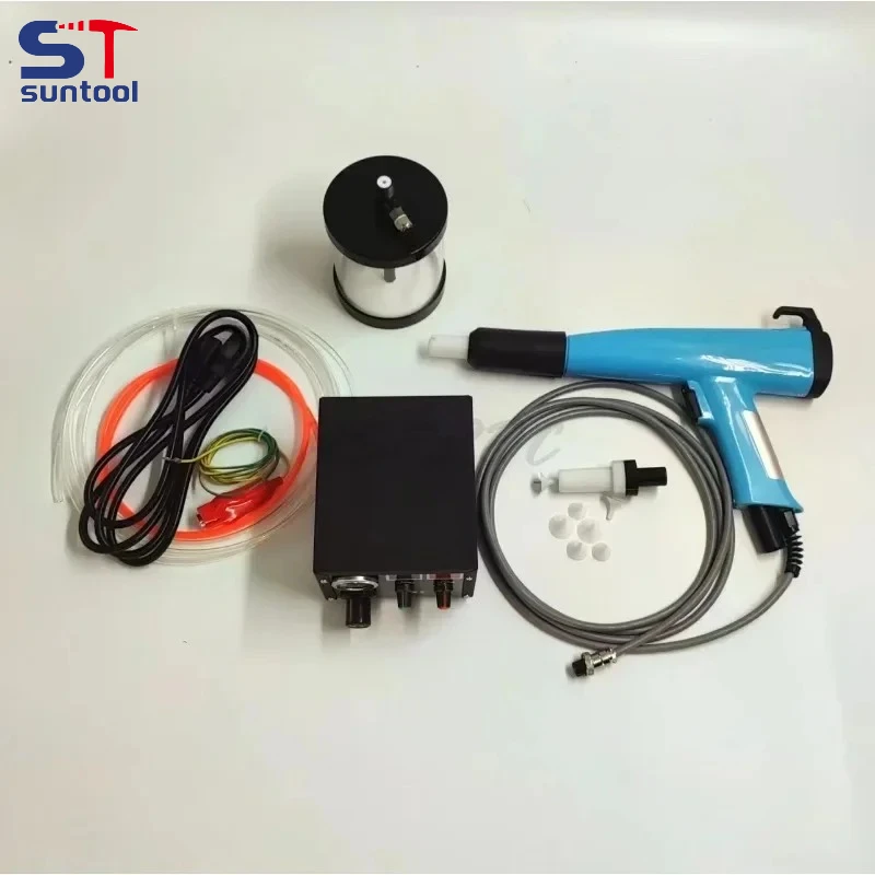 

Lab Test Portable Car Wheel Hub Modification Spraying Machine Coating WX-258 Machine Electrostatic Powder Spraying Machine