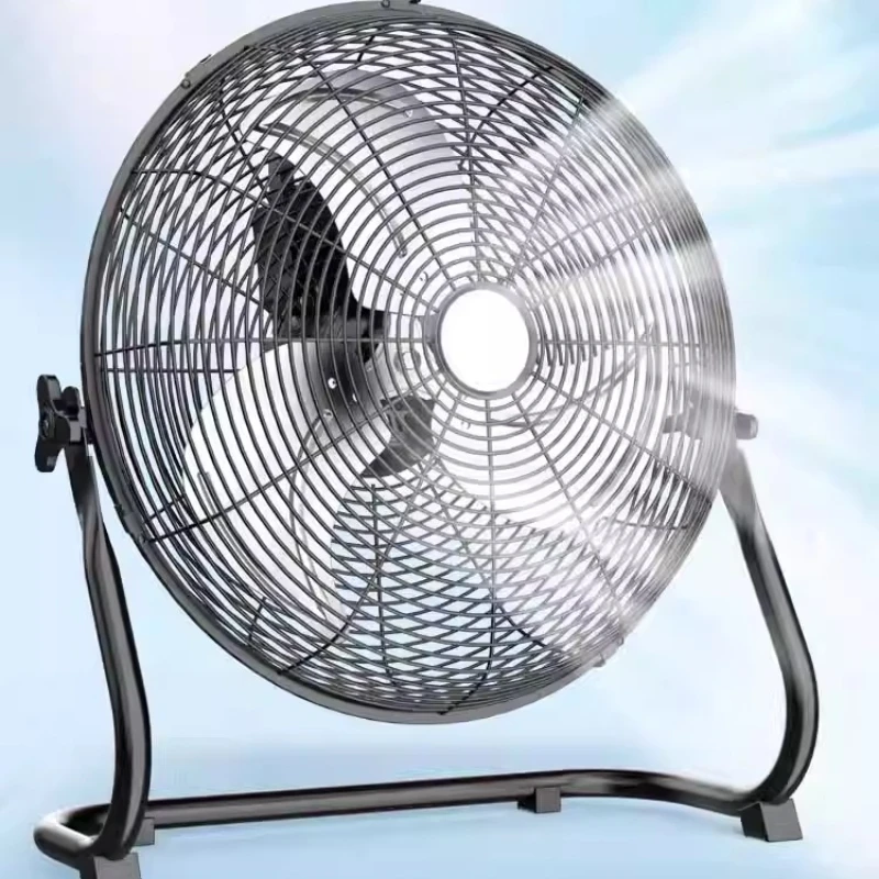 ‌ Ventilatore a piedistallo a doppio uso di livello commerciale - Motore a risparmio energetico con pale in alluminio spesse per la circolazione dell'aria di fabbrica/ristorante ‌