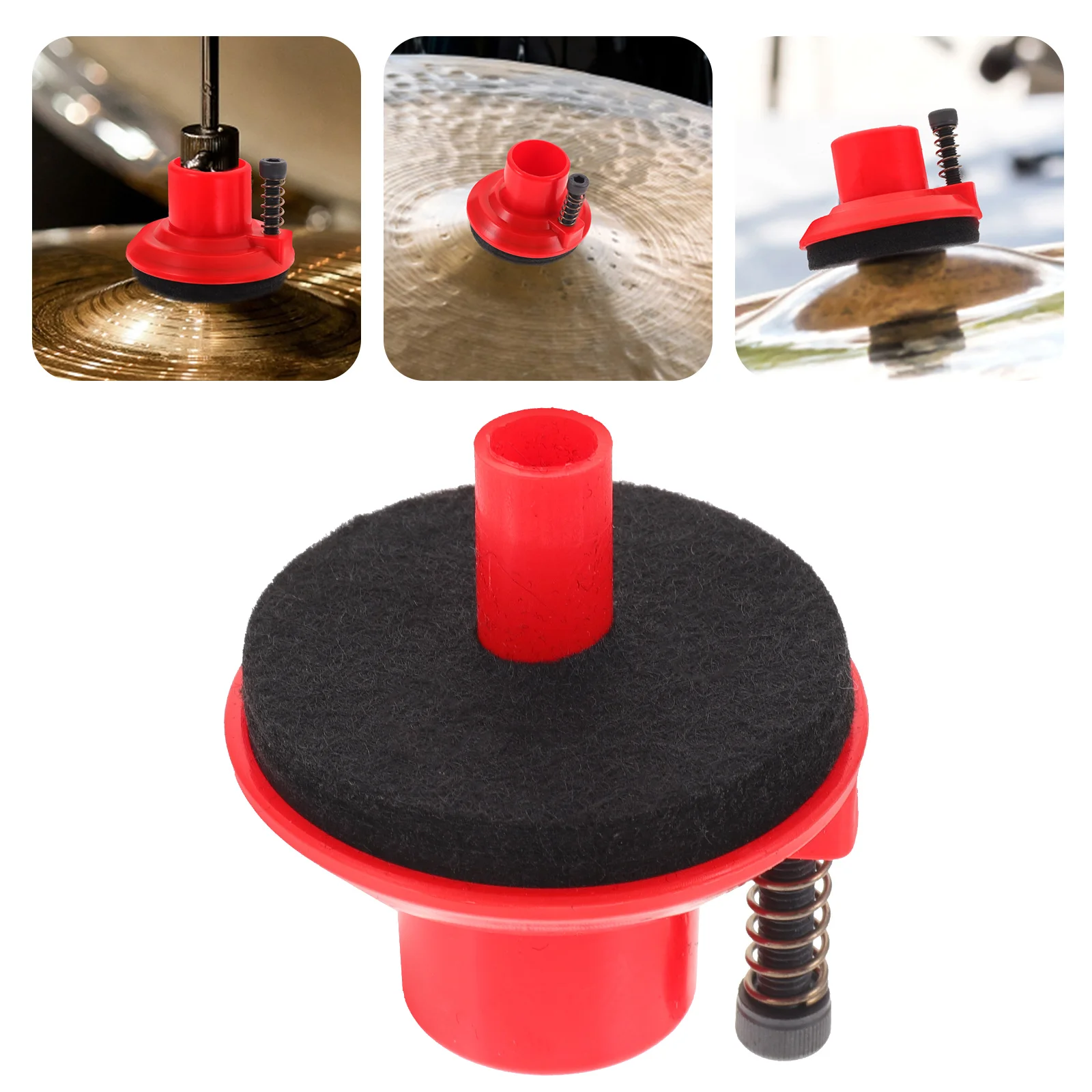 

Drum Kit Accessories Felt Pad Cymbal Replacement Cymbals Accessory Durable Cloth Clutch Felts