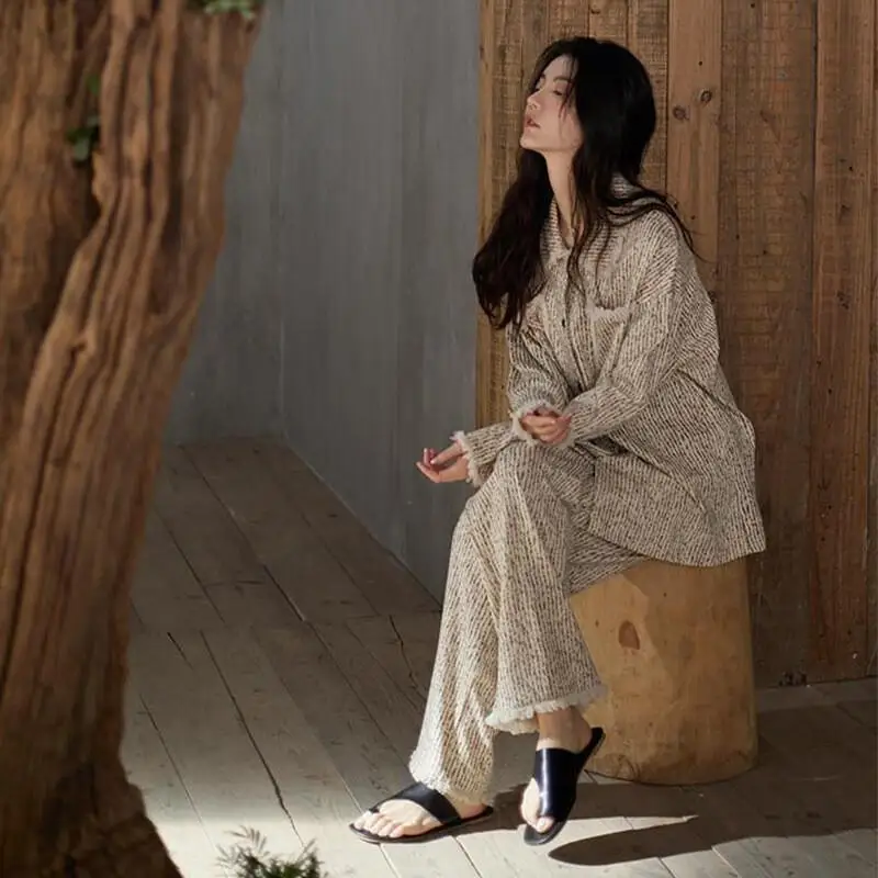 

Сексуальный пижамный комплект, студенческий повседневный комплект из 2 предметов с героями мультфильмов, женская одежда, полный женский спортивный костюм, образ для гостей, два тенденции, 2025 г., новые цифры