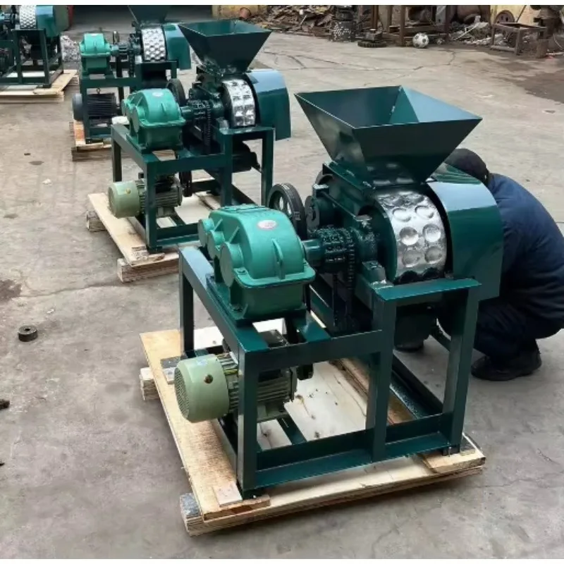 High Pressure Mineral Powder Briquette Machine for Metal Waste Recycling and Furnace Smelting with Roller Press Design