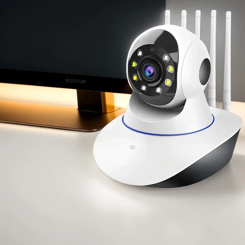 

5-Antenna WiFi Camera - Full Color HD 360° Security Surveillance for Home Baby Monitor Strong Signal PIX-LINK GT5 Model