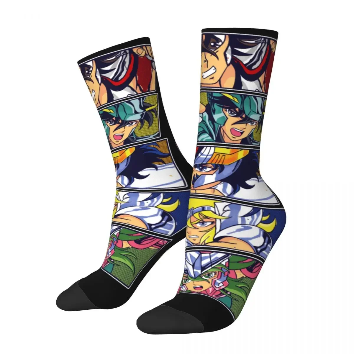 The Seiya Knights Merch Crew Socks Non-slip High Quality Middle Tube Socks Warm for Unisex Best Gifts