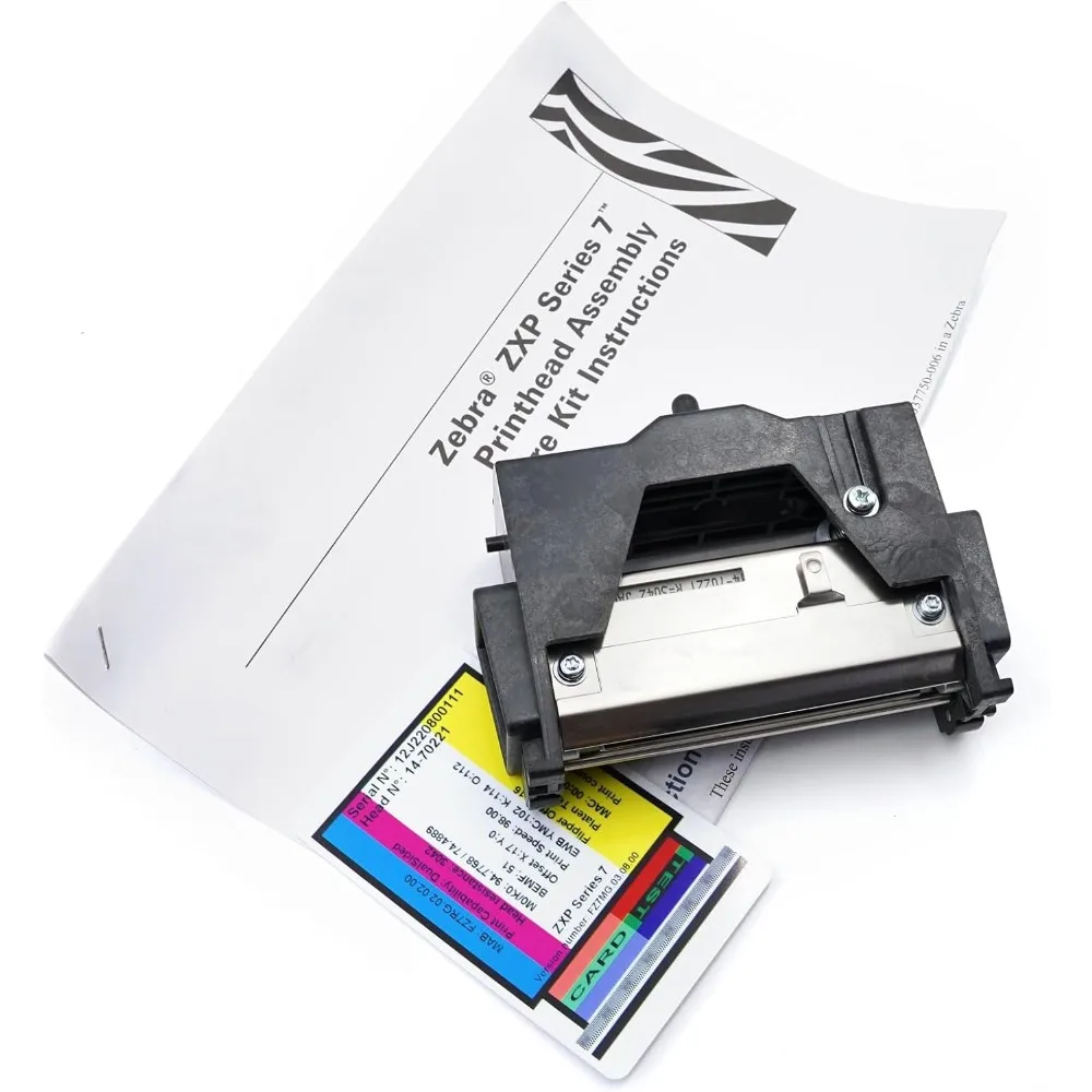P1037750-006 Zebra ZXP Series 7 Printhead Assembly Kit Instructions Card Printhead ZXP7