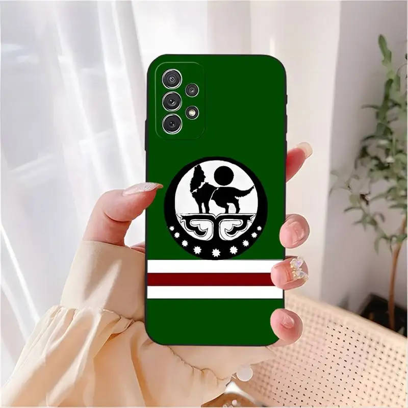 Chechnya Flag Phone Case For Samsung A53 A51 A52 A50 A30 A31 A32 A21 A22 A40 A42 A80 A71 A73 A91 TPU Cover