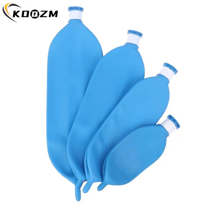 1pcs Blue 0.5L 1L 2L 3L Anesthesia Ventilator Latex Airbag Breathing Bag Reservoir Bag Anesthesia Machine Respirator Air Sac