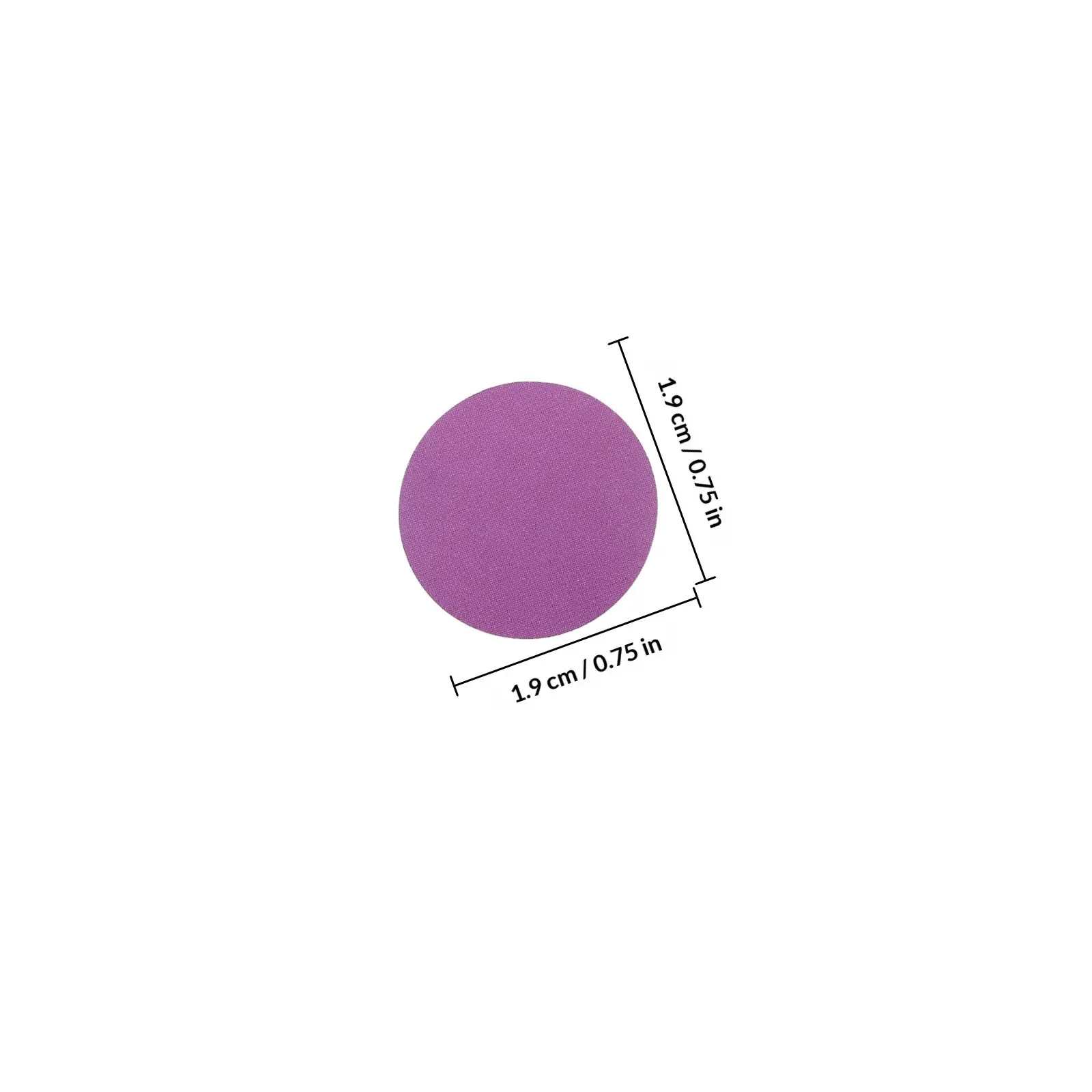 15Pcs Color Coding Dot Stickers Self Adhesive Round Labels for Food Service Use First Hotel School Organization Writable Circle