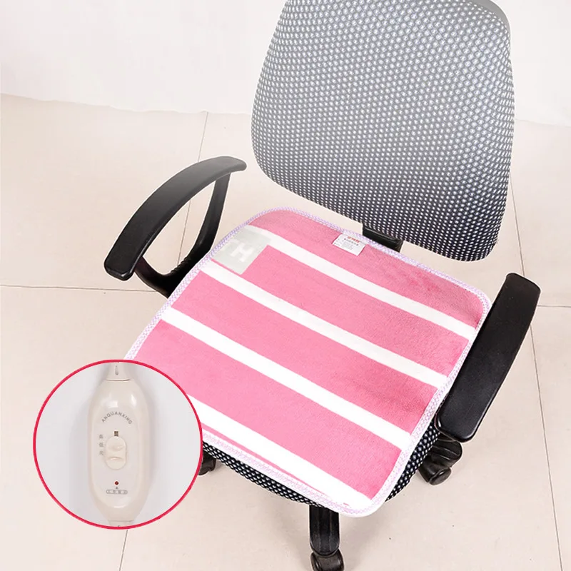 Electric Heating Pad Winter Warm Mat Bed Square Cushion Office Chair Seat Sitting Cushion Hands Buttocks Feet Body Warm Heater