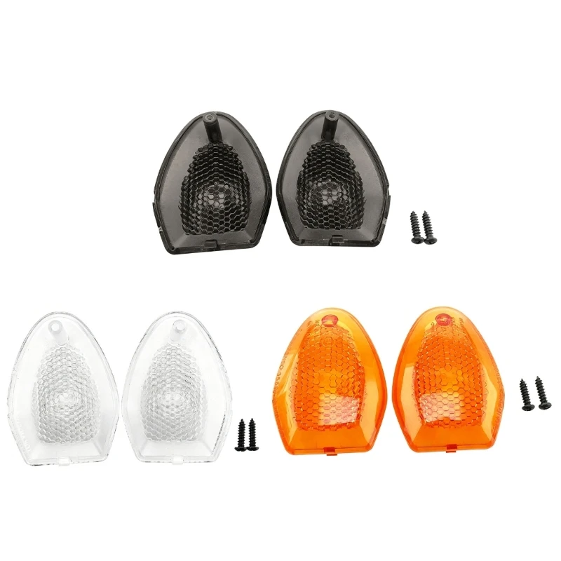 652F 2Pcs Bike Light Cover Impact Resistant Easy Fit for DR200S SV650X GSR750