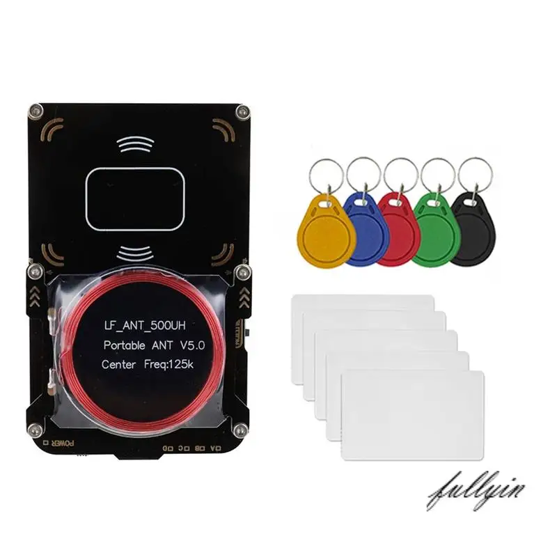 

FULL-Proxmark3 RFID-считыватель карт + 5XUID-карт/брелок IC/ID-устройство записи ключей RFID-дубликатор NFC 5,0 Smart Chip Копировальный программатор