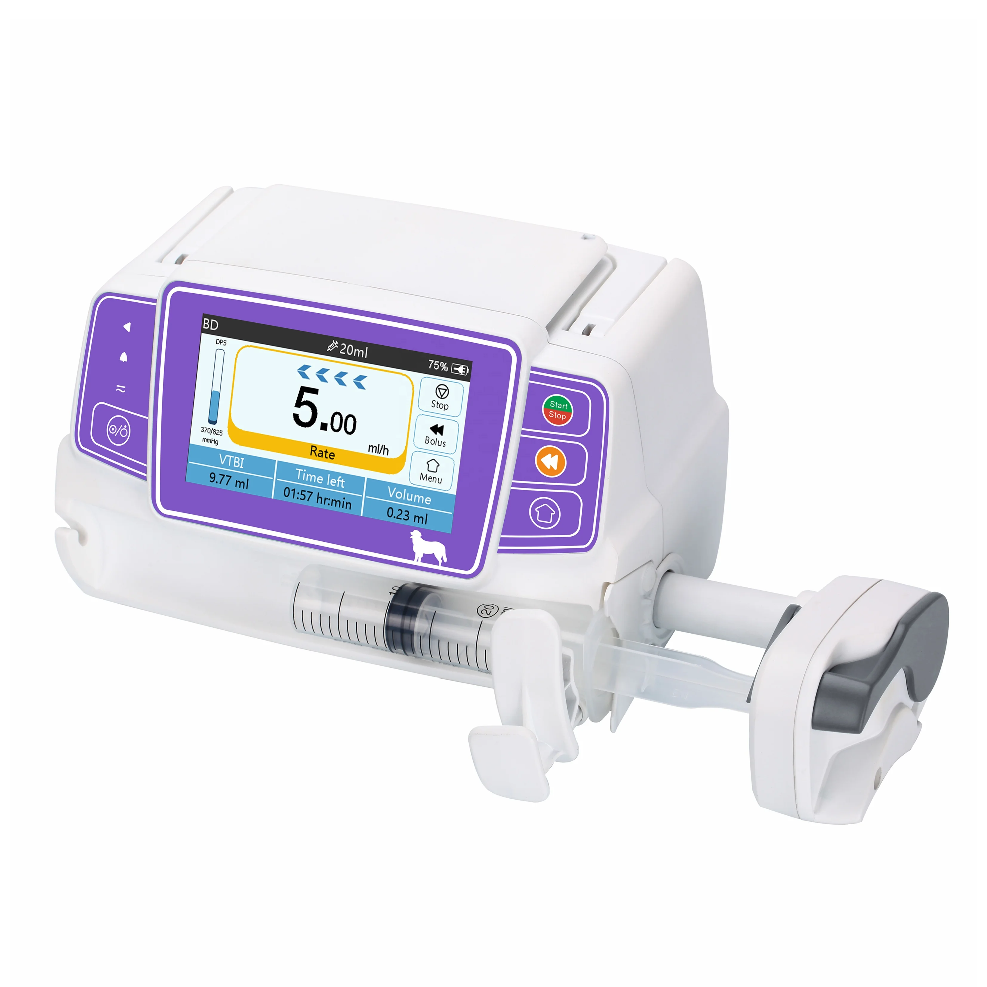 

Small Size Veterinary Medical Syringe Infusion Pump For Vet Clinic