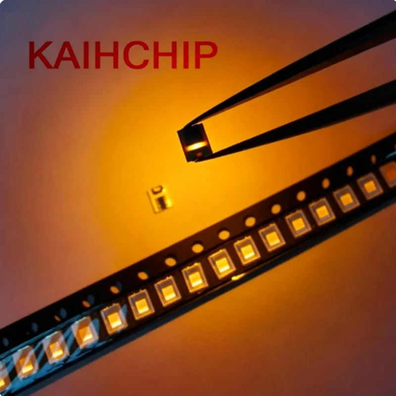 50PCS 2835 Golden Yellow SMD LED 0.2W 0.5W 1W 3V 3528 Amber LED for Volcanic Atomization Humidifier