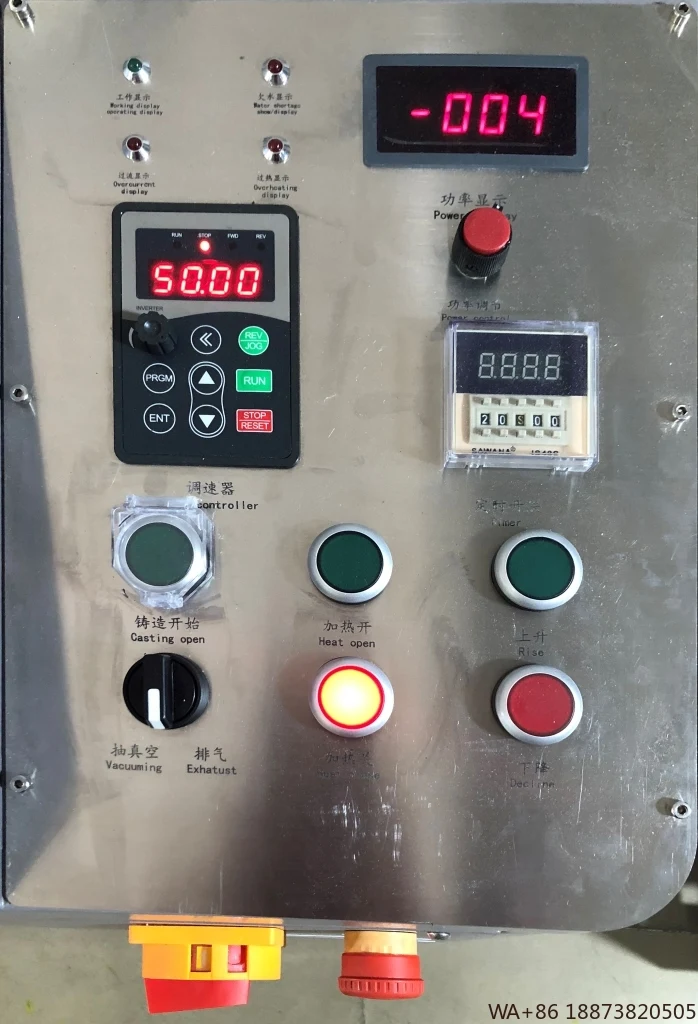 فرن الماكينة 300 جرام البلاتين / البلاديوم / الفولاذ المقاوم للصدأ مجوهرات فراغ صب الطرد المركزي