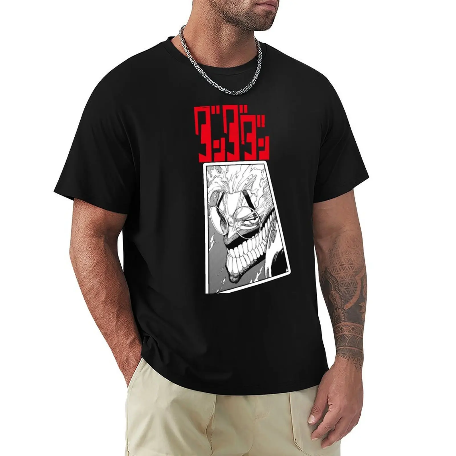 Camiseta Dandadan manga Okarun Ken Takakura, camiseta de talla grande para uso diario