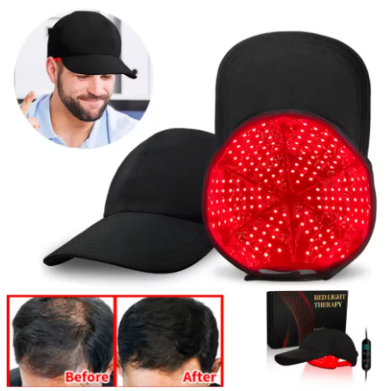 

56or100 lights LED Infrared Hat Led Red Light Therapy Device Laser Treatment Machine Cap for Hair Loss Hair Regrowth Instrument
