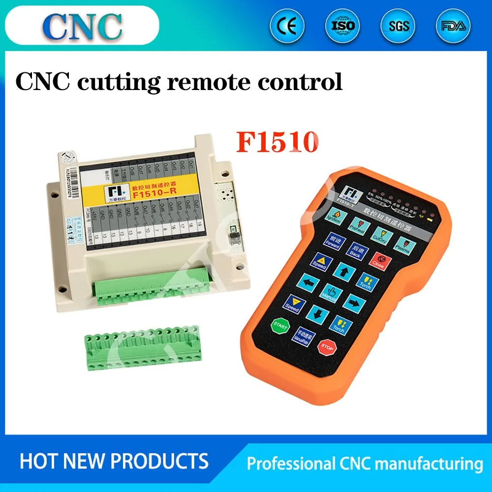 Imagem -05 - Cnc Máquina de Corte Plasma Controle Remoto F1510-t Fangling F2100b F2100c Fangling Sistema Cnc Dedicado