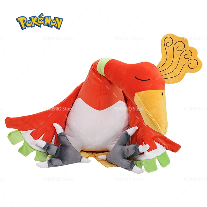 Big Size Pokemon Plush Sleeping Series Ho-Oh Stuffed Doll Soft Snorlax Umbreon Fuecoco Chikorita Pillow Peluche Toy Xmas Gift view 2
