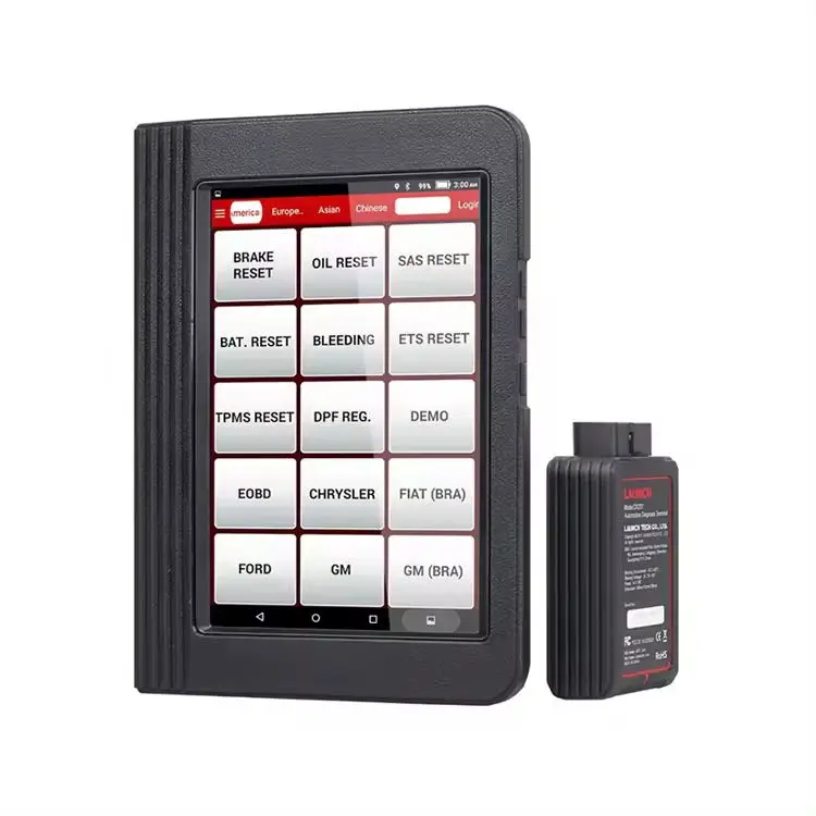 LA UNCH Strumenti diagnostici per veicoli Strumento di riparazione Obd L aunch X431v V4.0 Scanner per auto 8 "Tablet PC Scanner automobilistico Macchina per tutte le auto