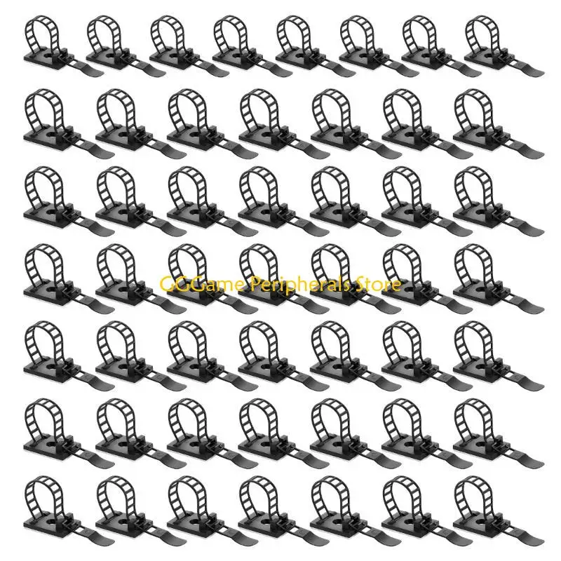 U55B 50 Piece Heavy Duty Nylon Cable Cord Fasteners Organize Cables Wire Securely
