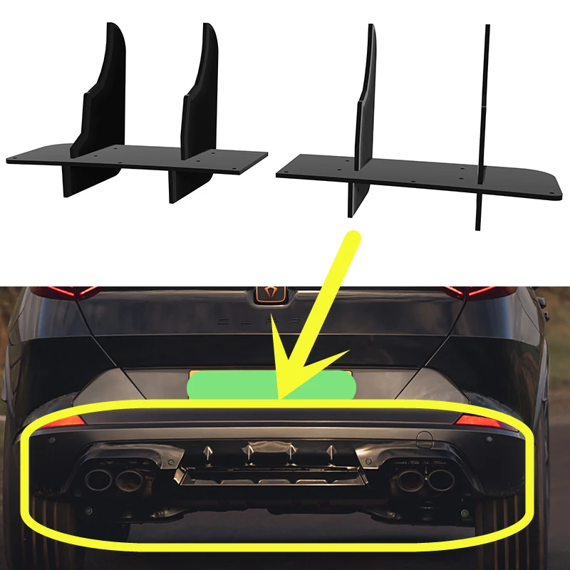 

Fit Seat Cupra Formentor 2021--2025 Year Rear Diffuser Bumper Lips Spoiler Splitter Body Kit Accessories