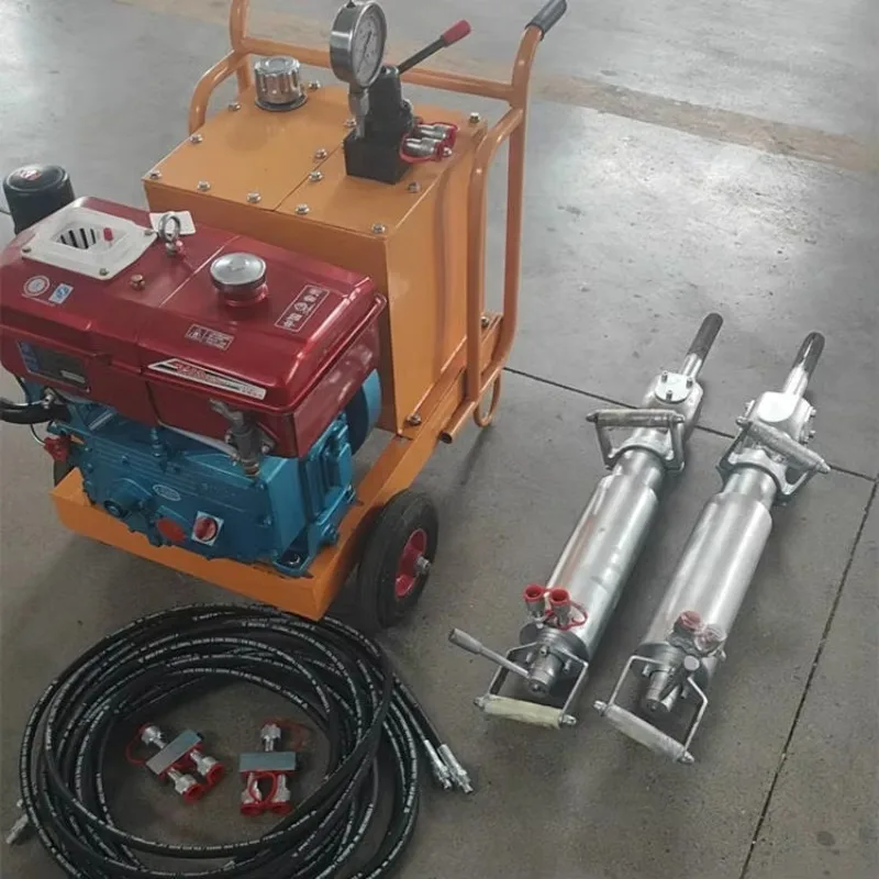 【Professtional】customizeStone Quarry Rock Splitting Rod Hydraulic Rock Expander Portable Rock Cracking Machine
