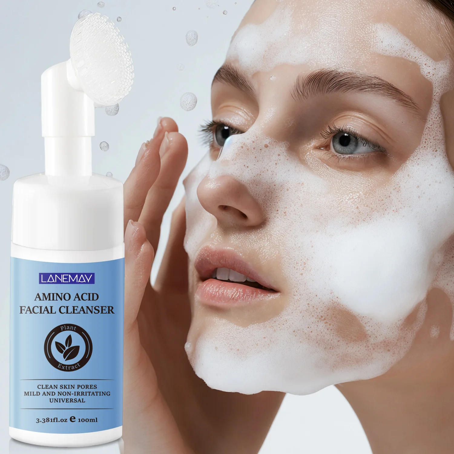 limpador-facial-de-aminoacidos-com-cabeca-de-escova-para-limpeza-dos-poros-universal-suave-e-adequado-para-a-pele-limpador-facial-100ml
