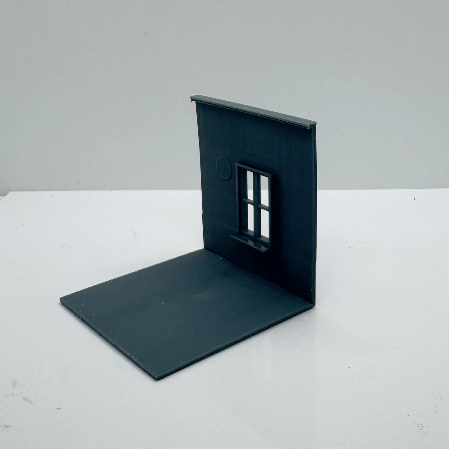 LYTS0013 Decorações criativas de mesa incluem cena em miniatura simulada modelo de parede de sala de estar ornamento caixa de exibição de casa de bonecas