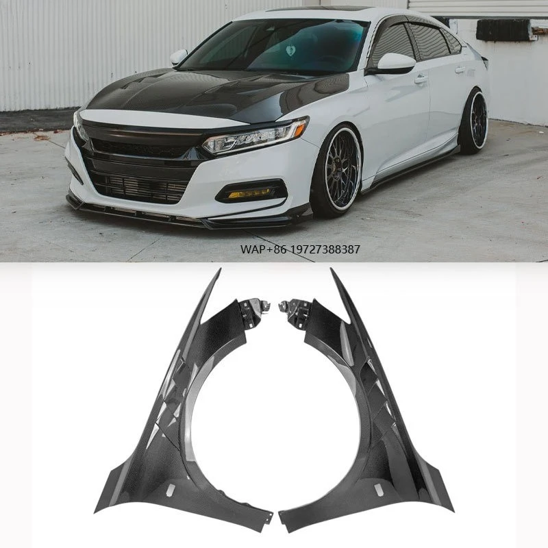 

Real Carbon Fiber Front Fenders Wings OE-Style for 2018-2022 Pair