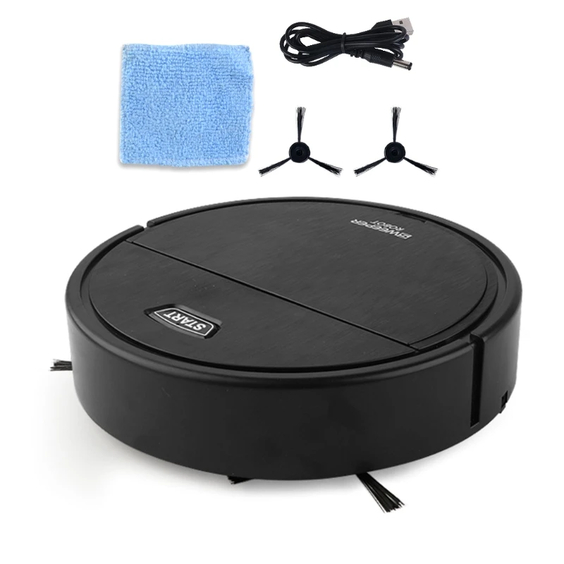 Ultra-thin Robot Vacuum Cleaner Intelligent Cleaning System Clean Carpet Floor Dropshipping